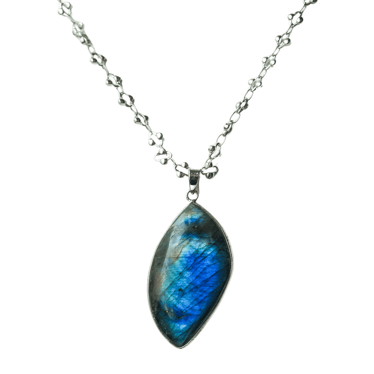 Blue Labradorite Pendant Necklace