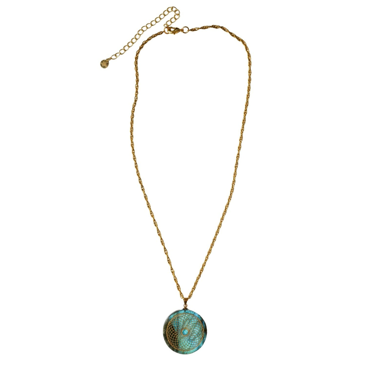 5D Labradorite Torus Necklace