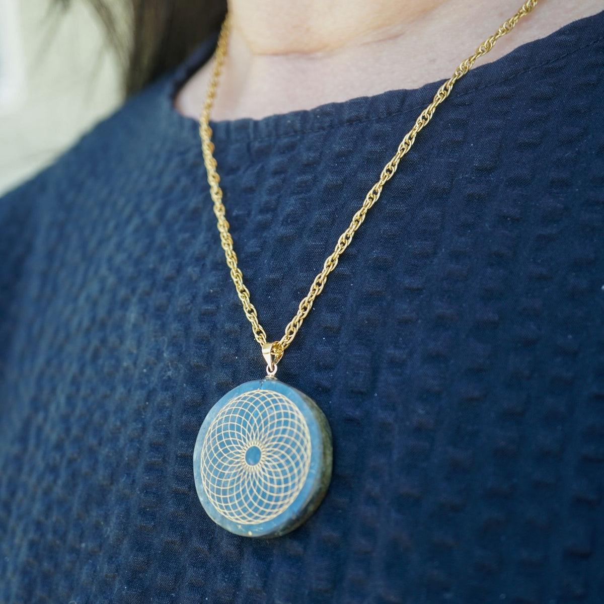 5D Labradorite Torus Necklace