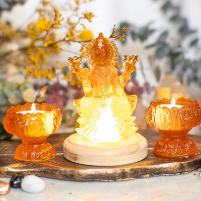 Lakshmi Amber Lamp