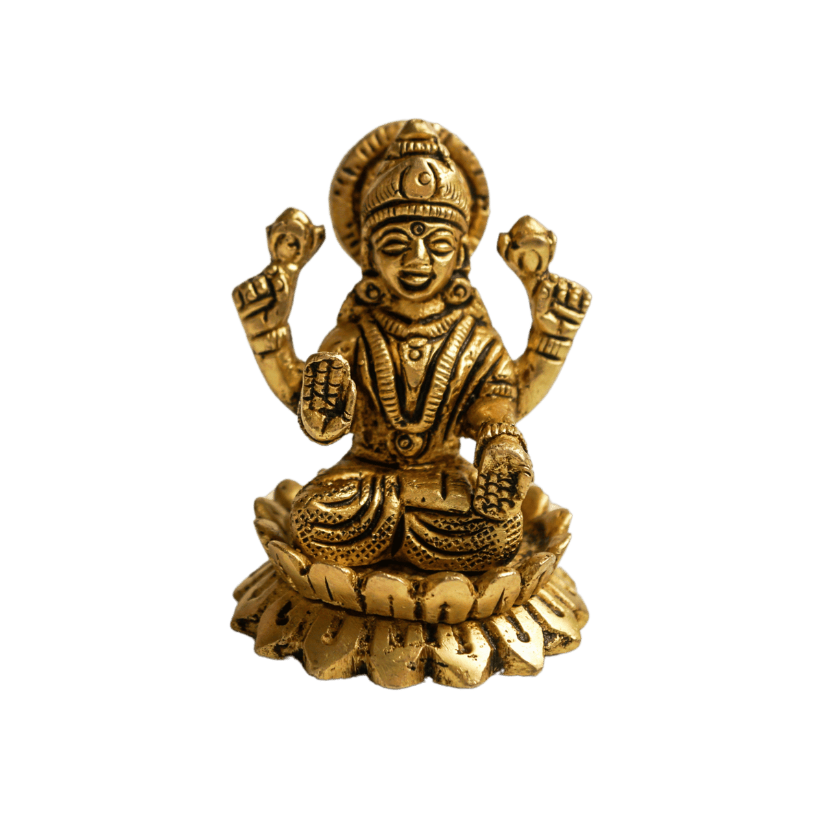 Lakshmi Brass Altar Statue