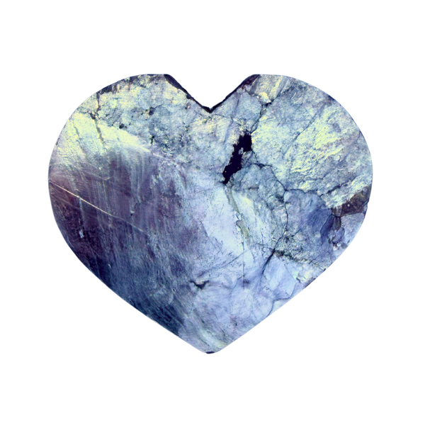 Lepidolite Heart