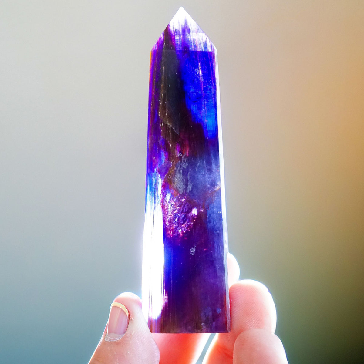 Lithionite Crystal Point
