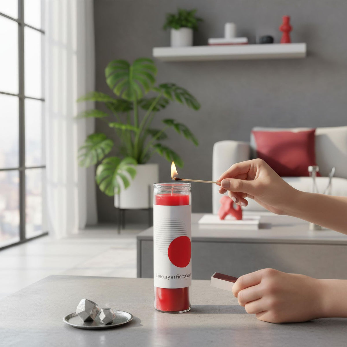 Mercury Retrograde Candle