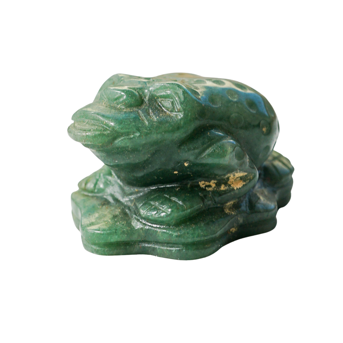 Mini Aventurine Money Frog