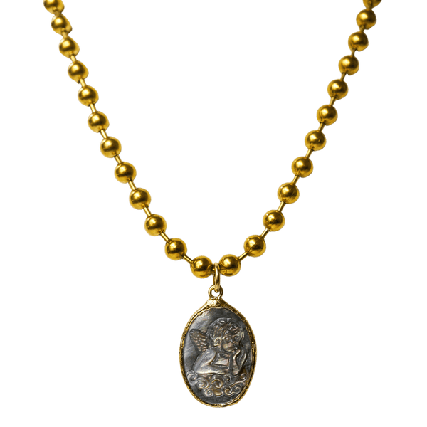 Mother of Pearl Angel One-of-a-kind Necklace