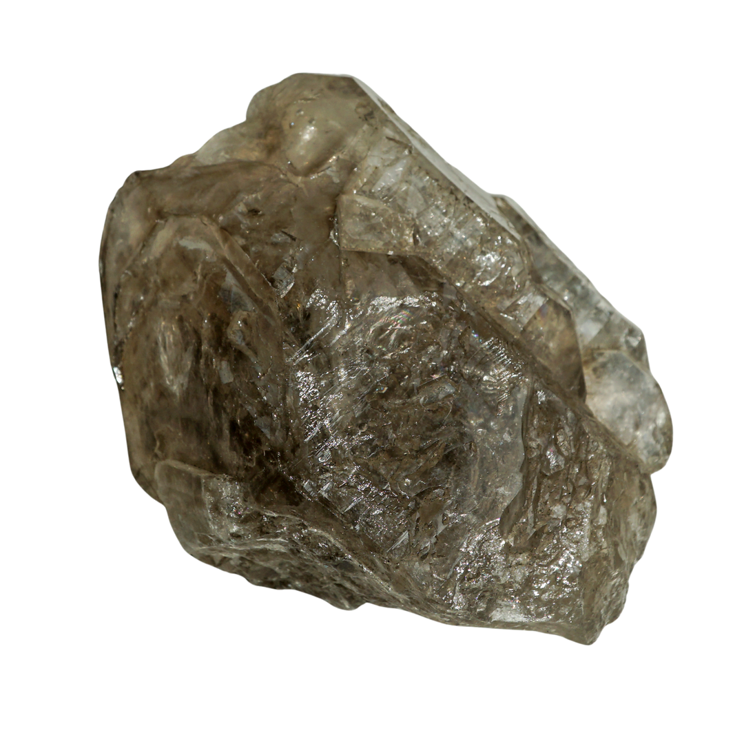 Natural Smoky Quartz Elestial Crystal | Rare Grounding Formation