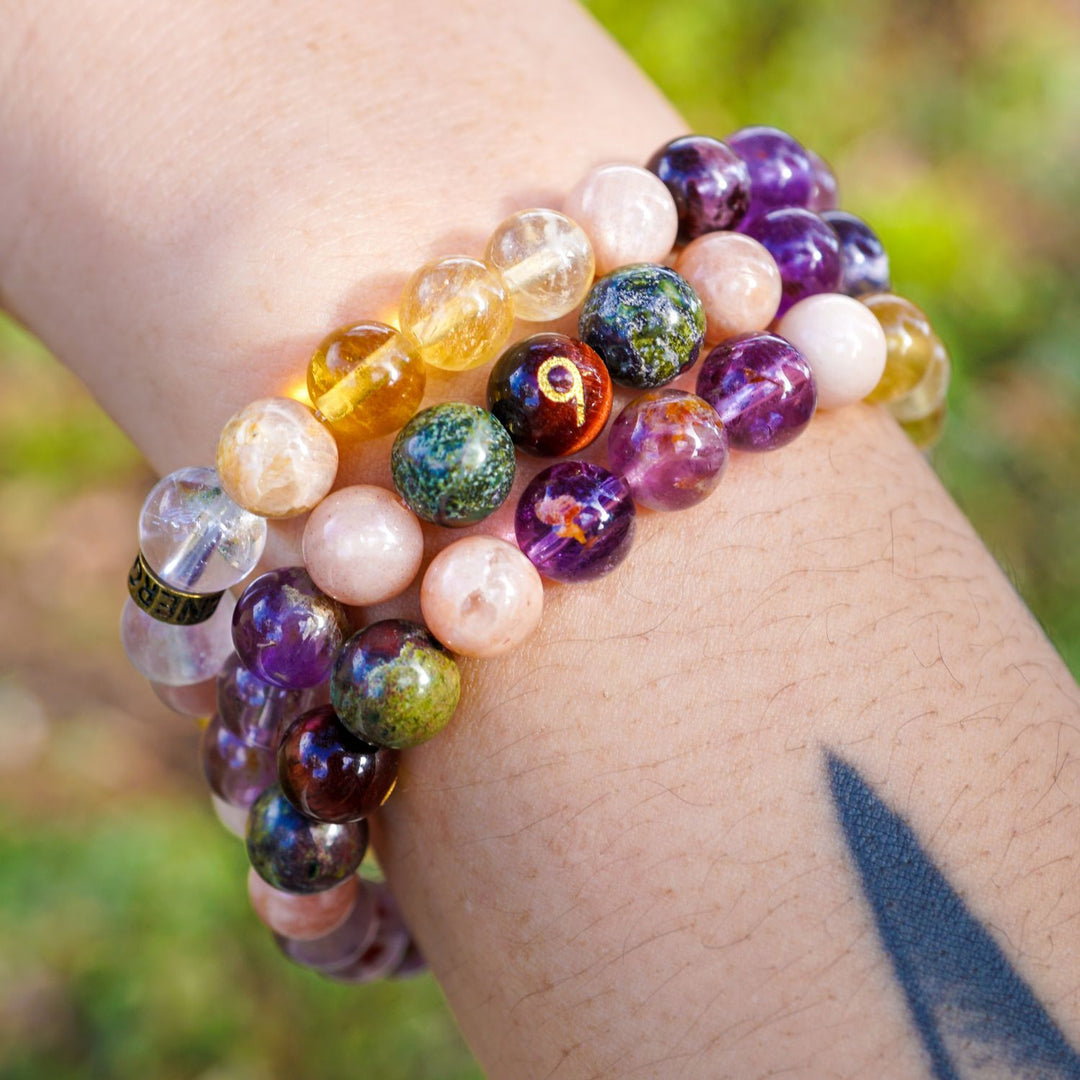 Number 9 Bracelet for 2025 | Numerology-Inspired Crystal Bracelet