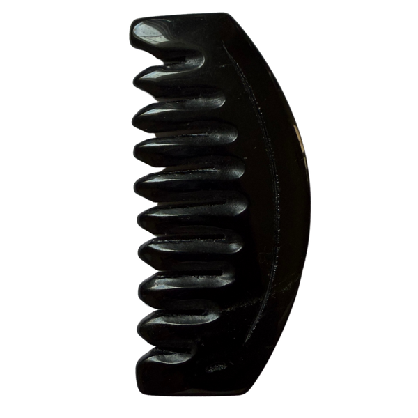 Obsidian Gua Sha Comb