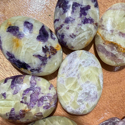 Ontario Purple Fluorite & Calcite Touchstone