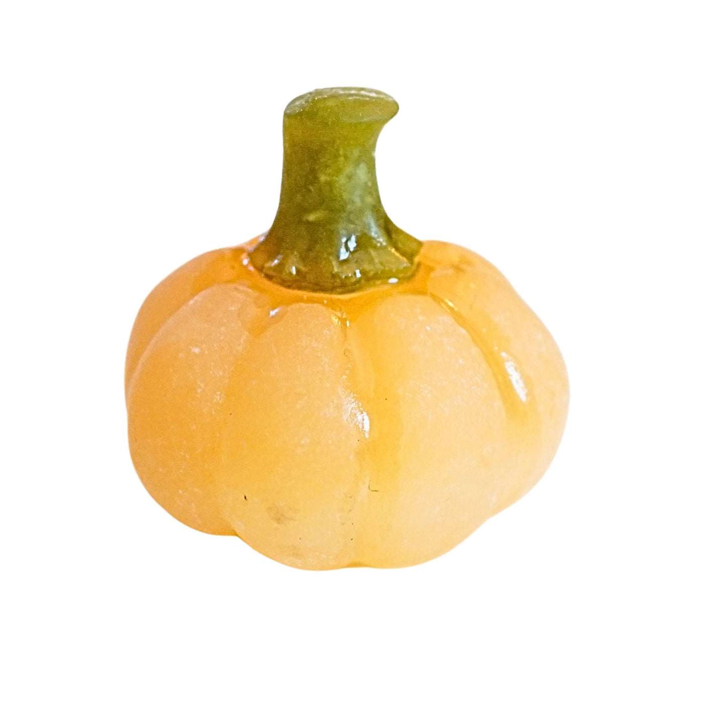 Orange Calcite & Serpentine Pumpkin