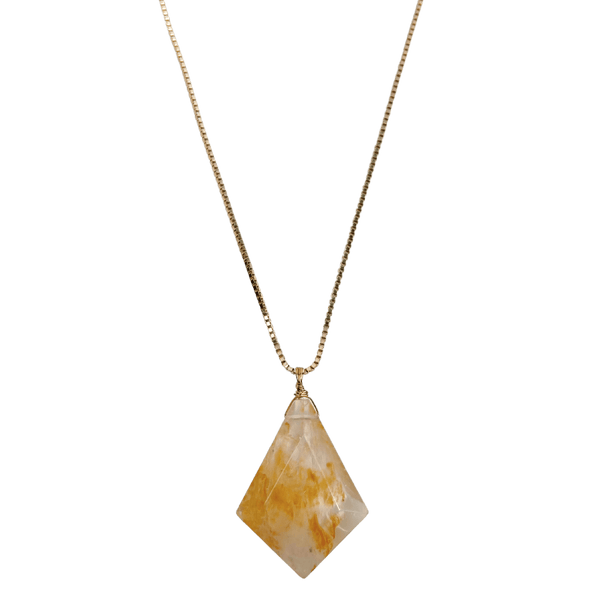 Golden Healer Quartz Necklace