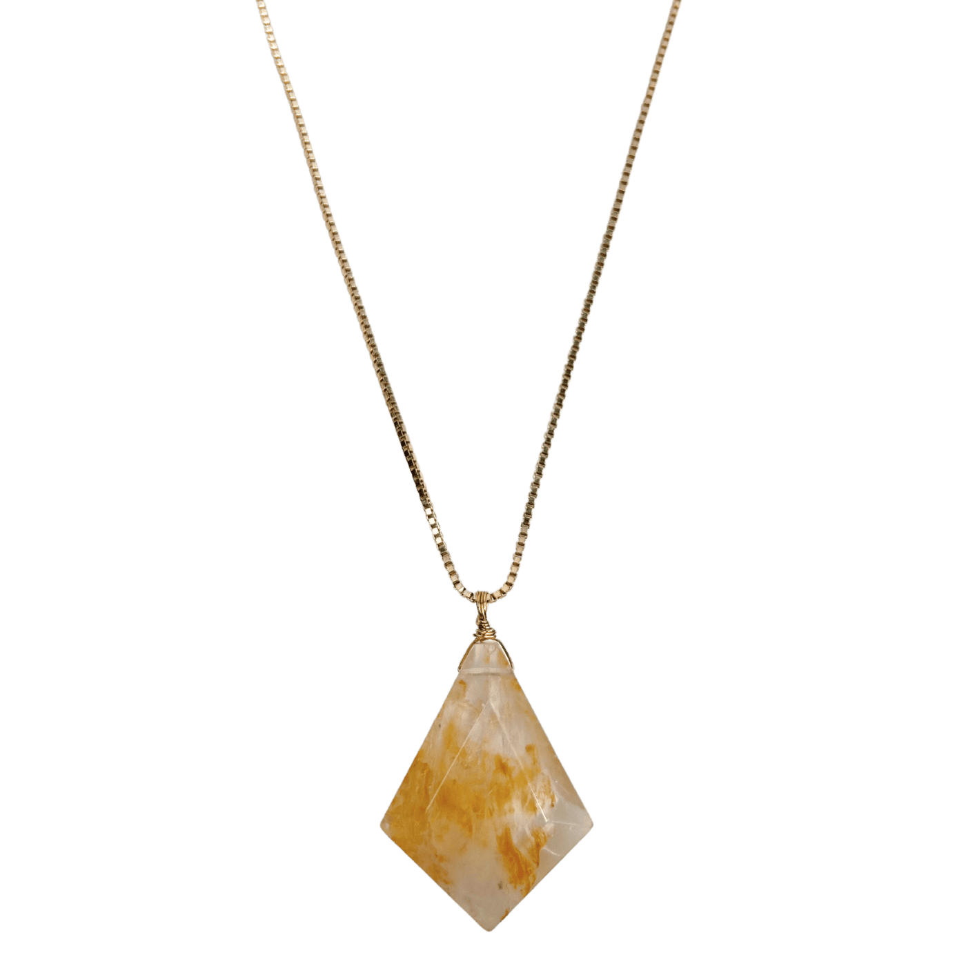 Golden Healer Quartz Necklace