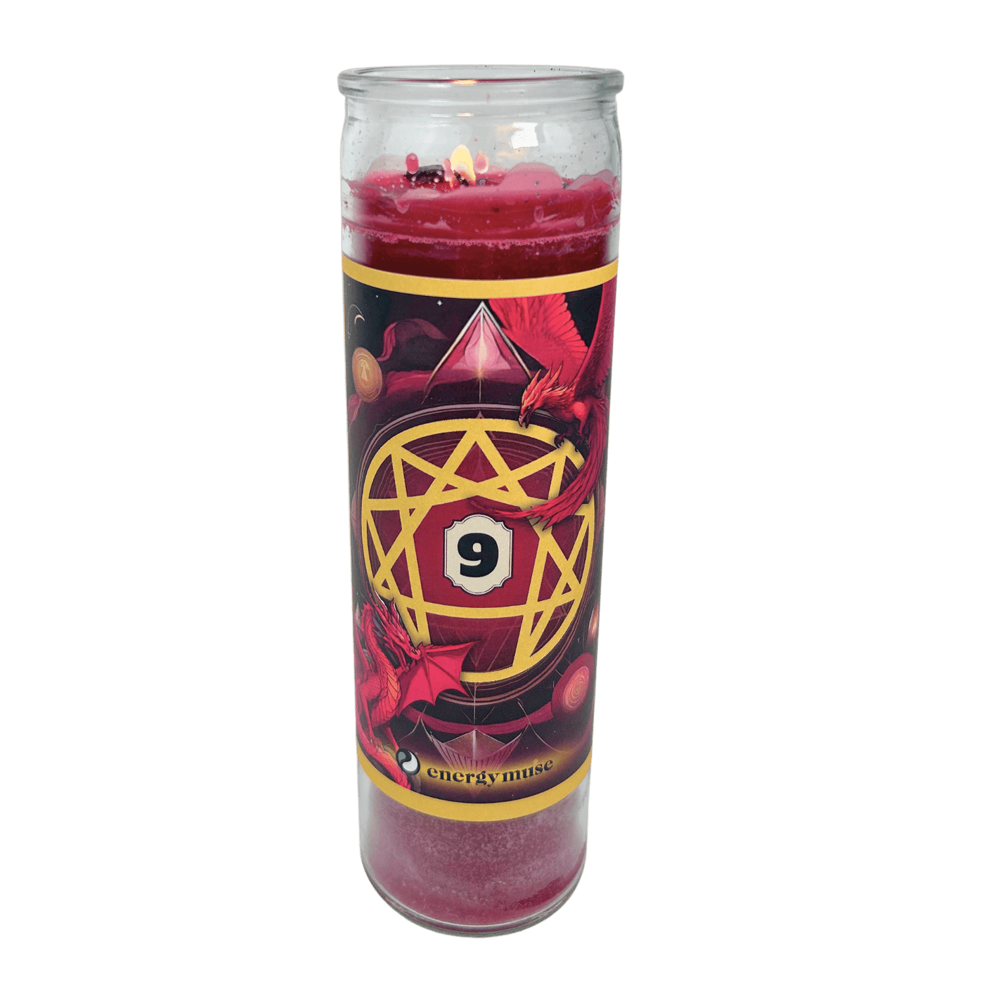 Number 9 Candle