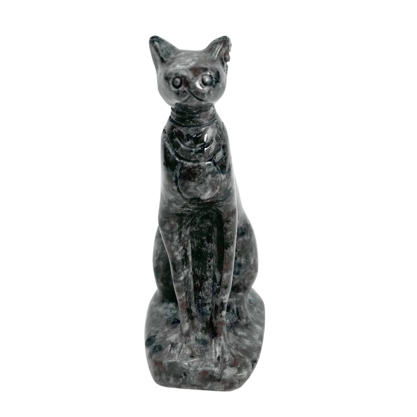 UV-Reactive Yooperlite Bastet Carving