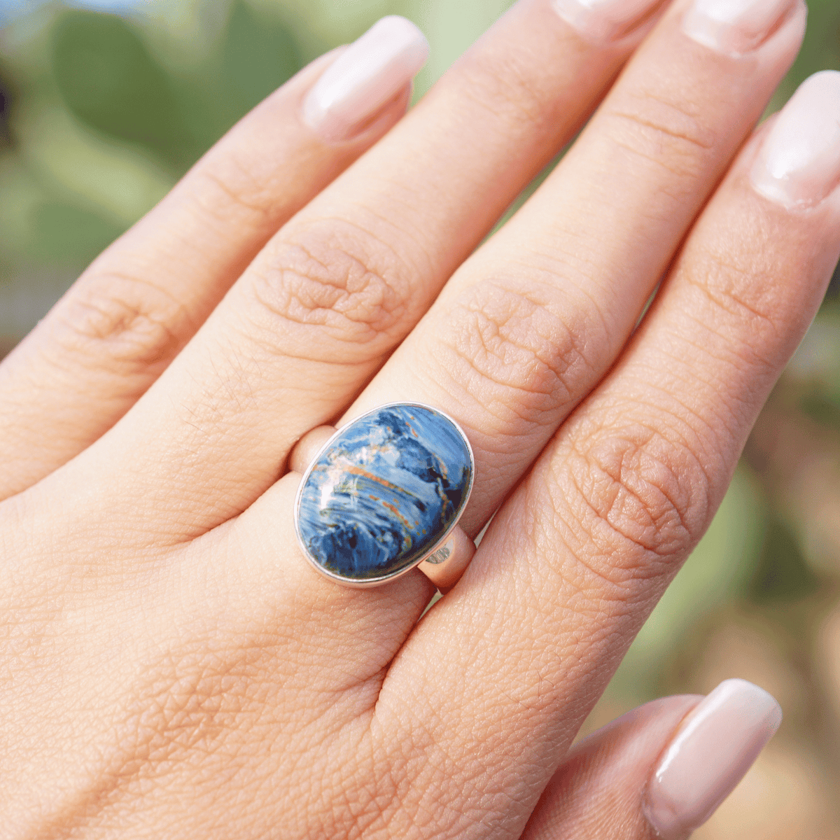 Pietersite Sterling Silver Ring