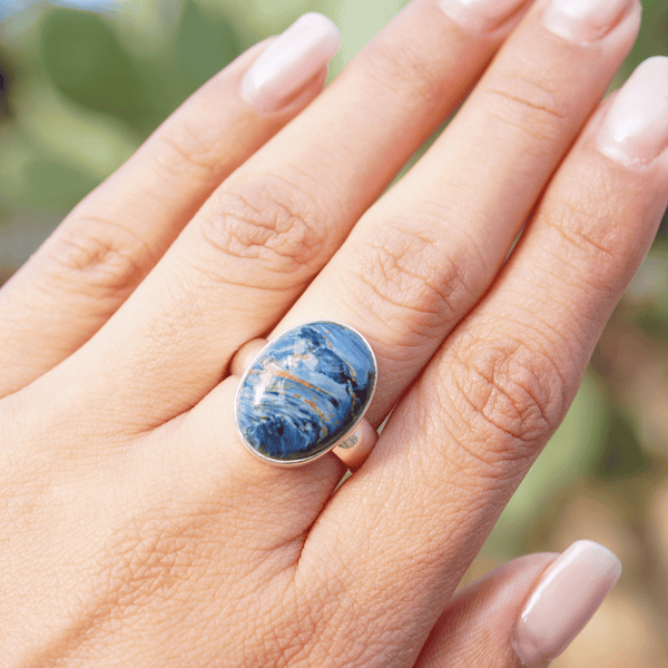 Pietersite Sterling Silver Ring