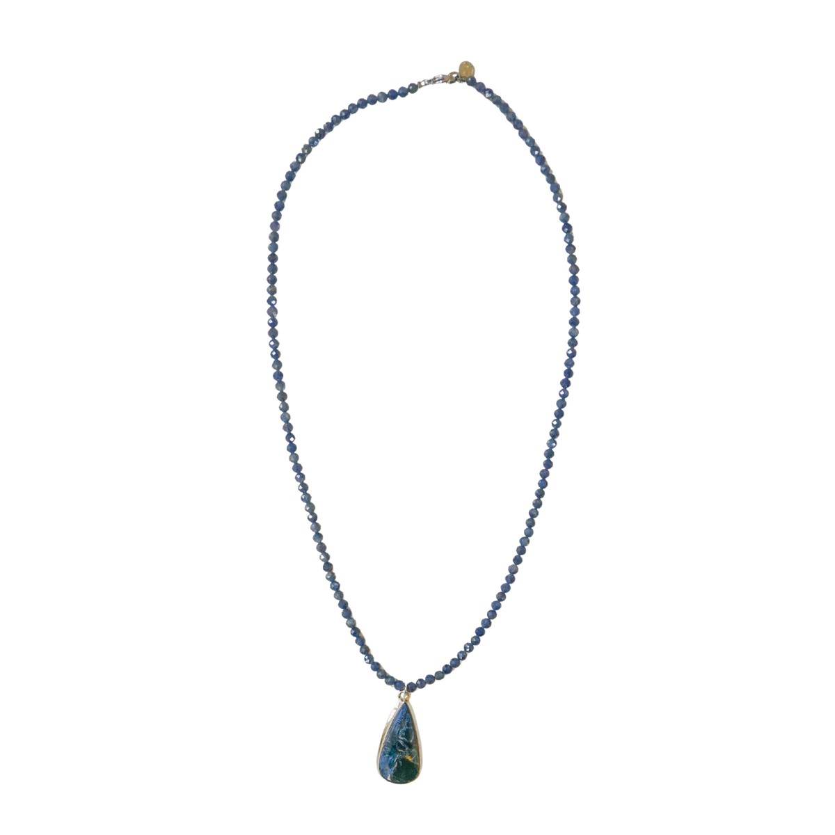 Pietersite & Sapphire Necklace