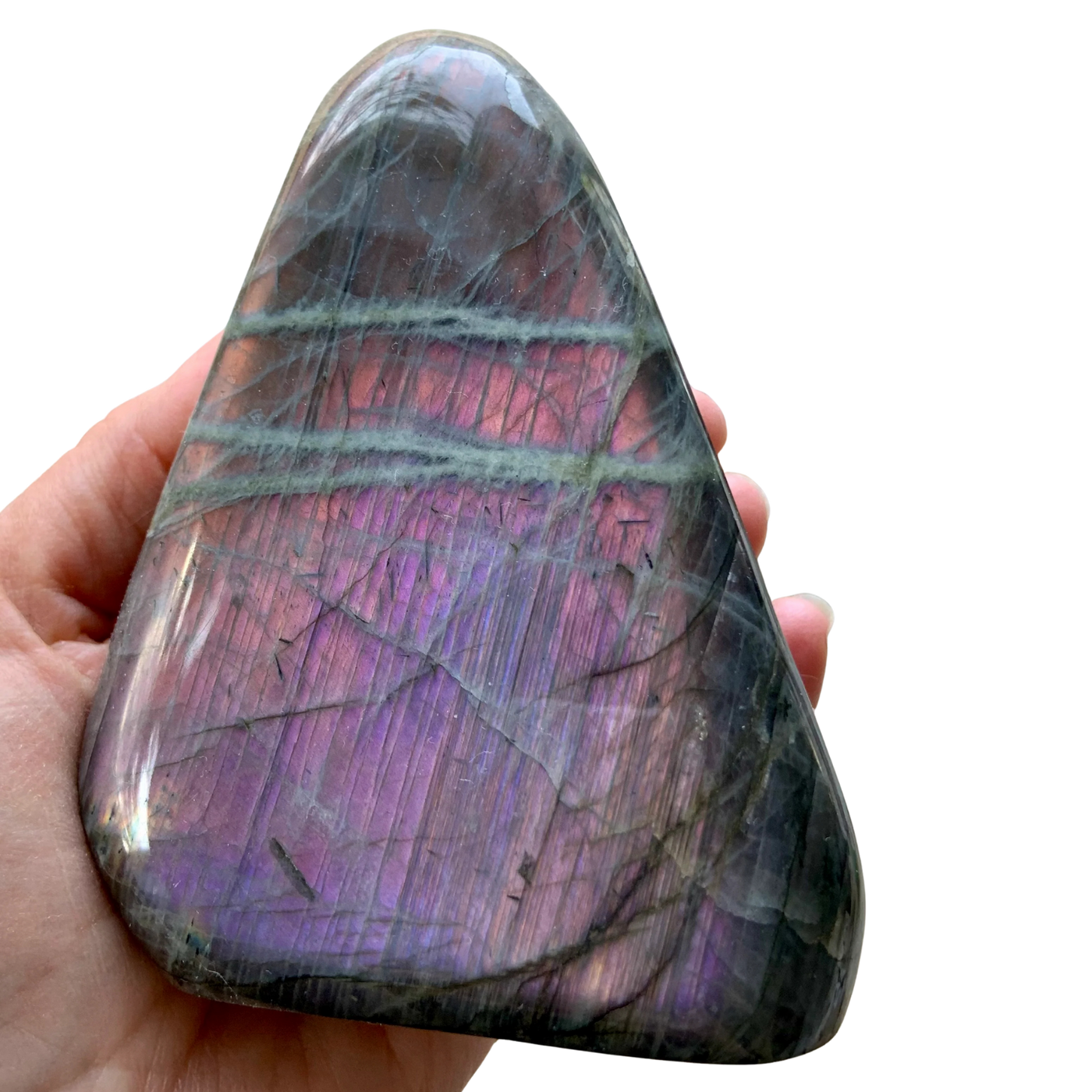 Purple Labradorite Crystal | Clarity, Protection & Awareness