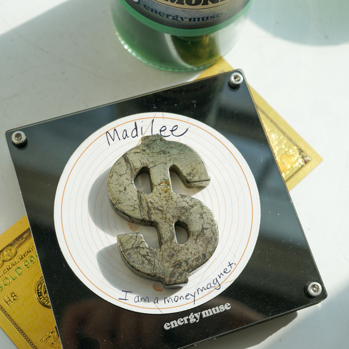 Pyrite Money Sign