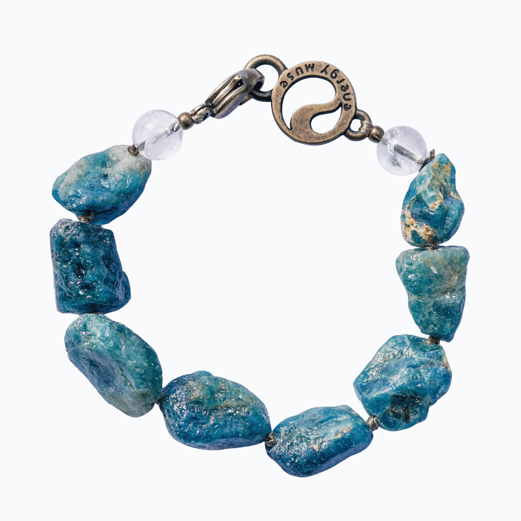 Raw Blue Apatite Bracelet
