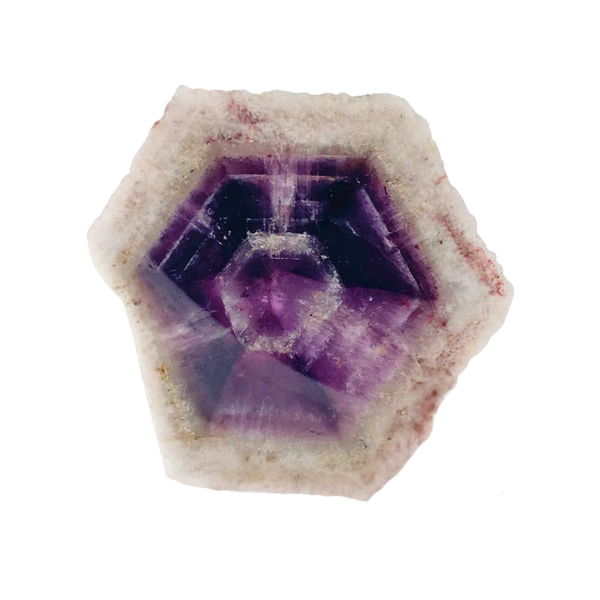 Raw Trapiche Amethyst Gem