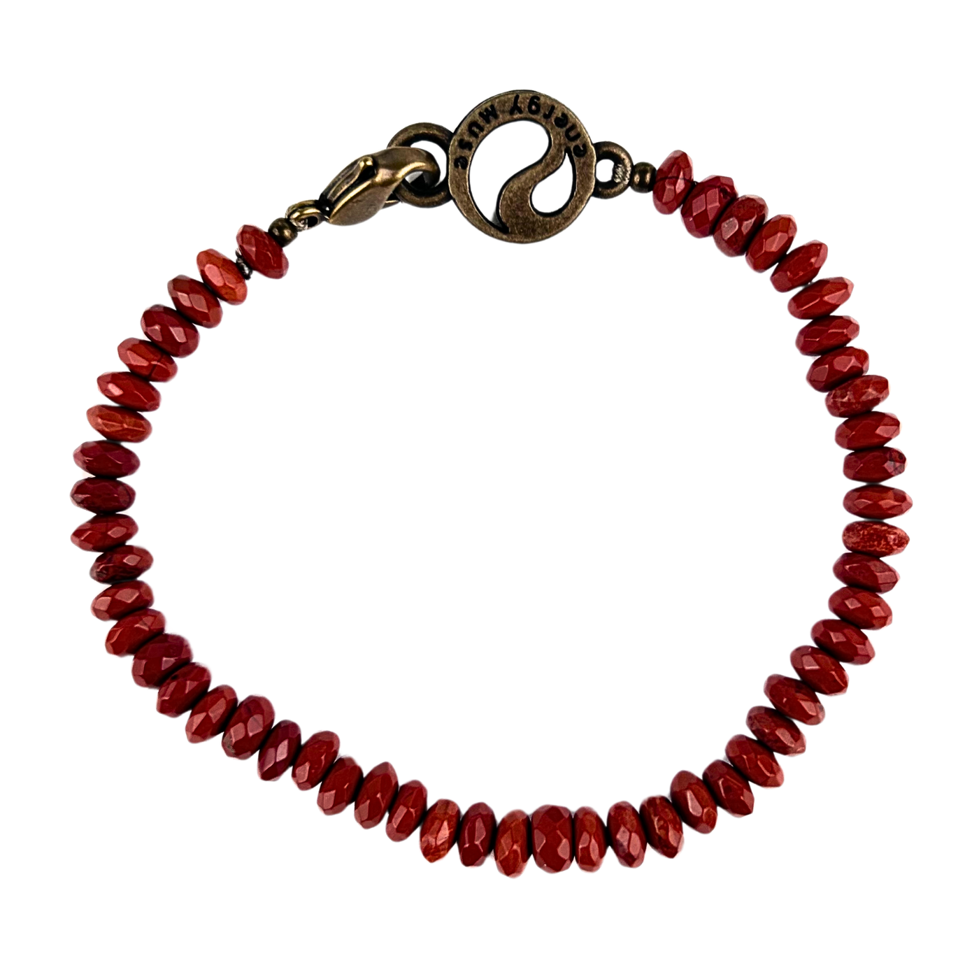 Faceted Red Jasper Bracelet