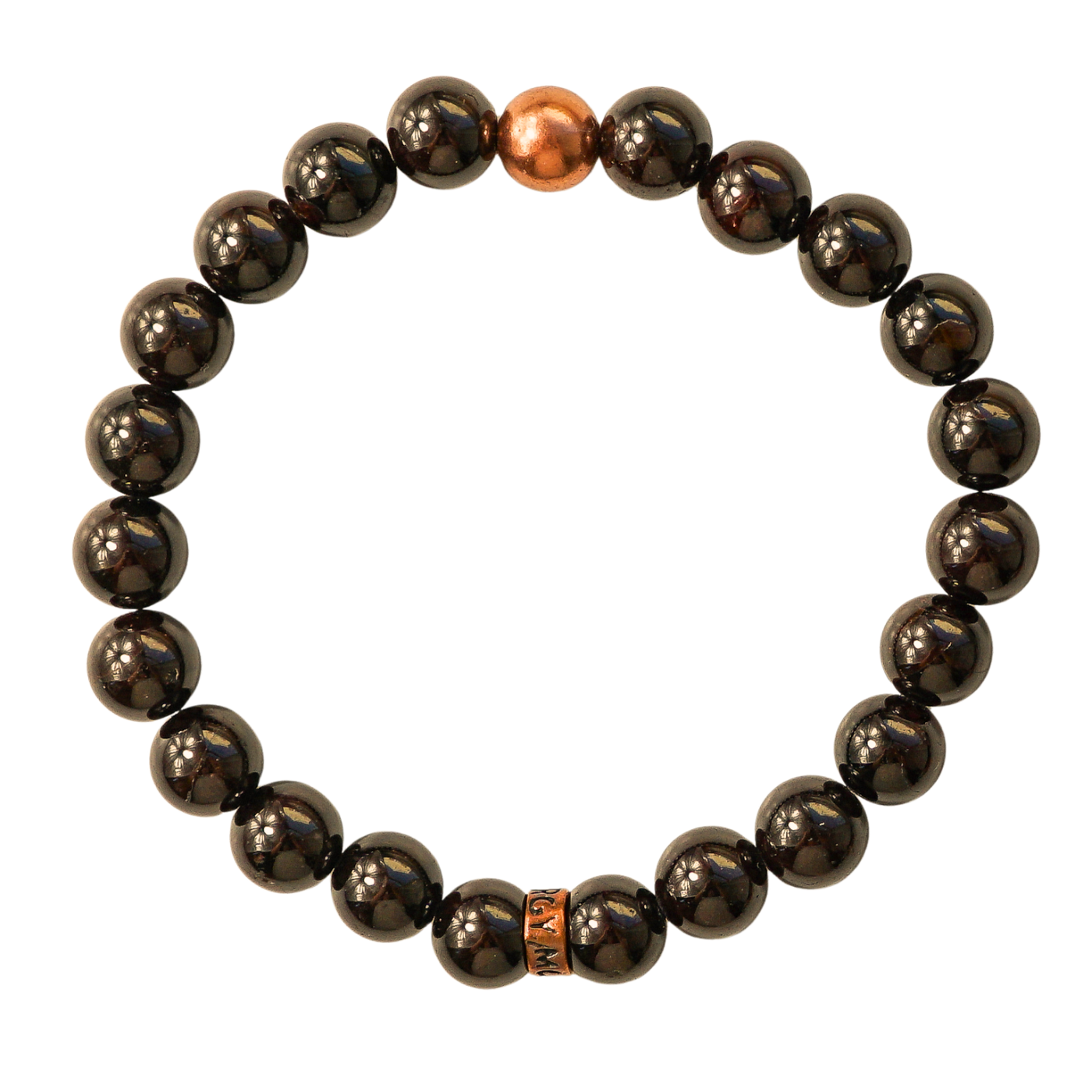 Garnet Bracelet with Copper Bead | Passion & Abundance – Energy Muse