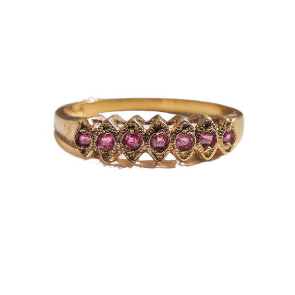 Ruby Vintage Italian Ring