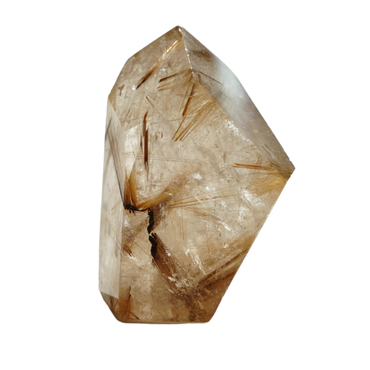 Rutilated Quartz Free-form Crystal