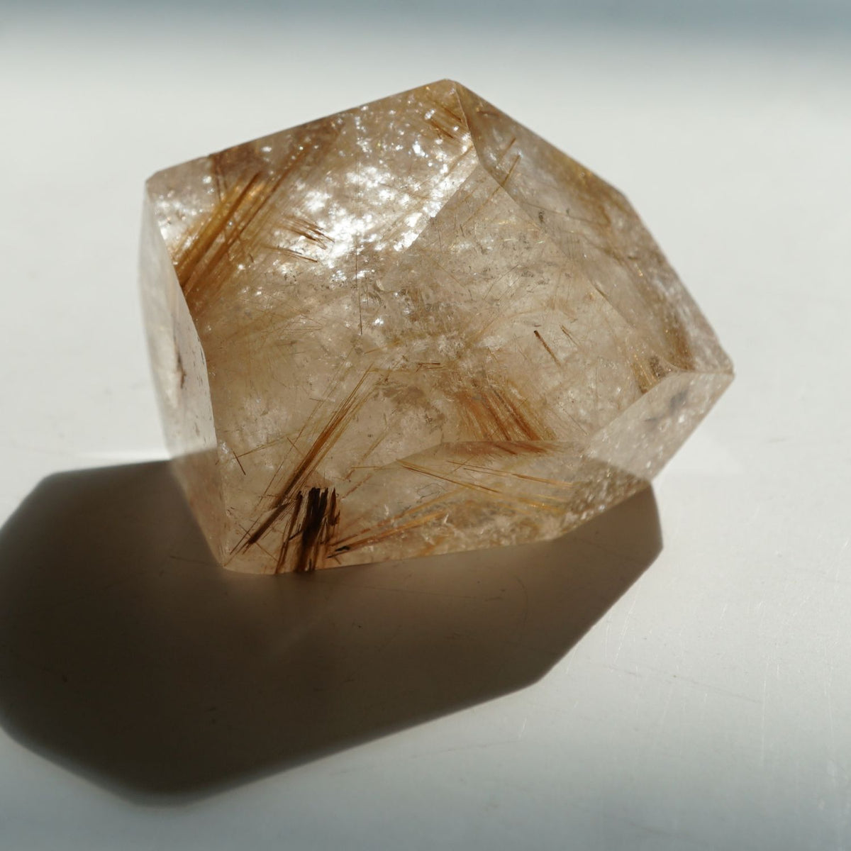 Rutilated Quartz Free-form Crystal