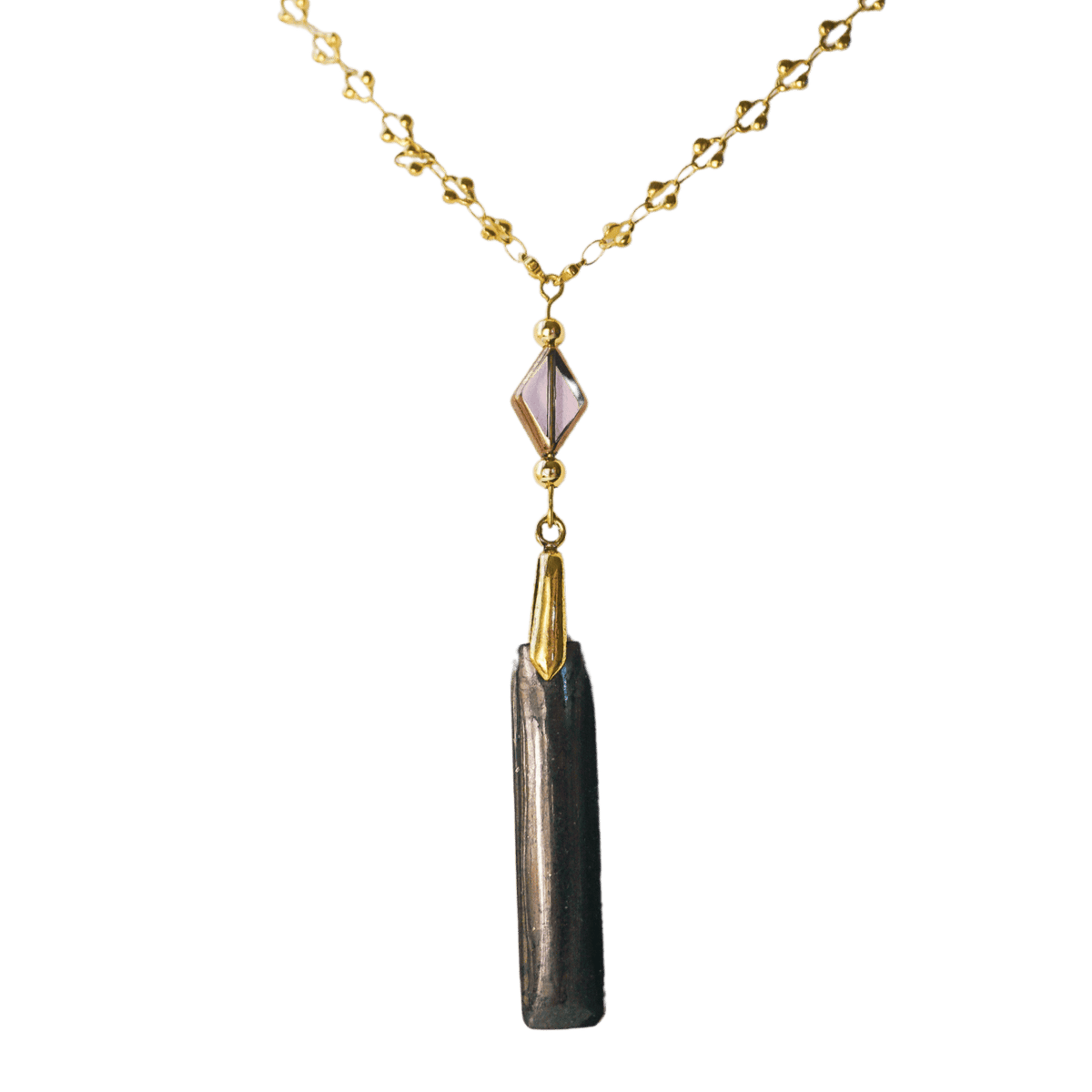 Shungite Bar One-of-a-kind Necklace