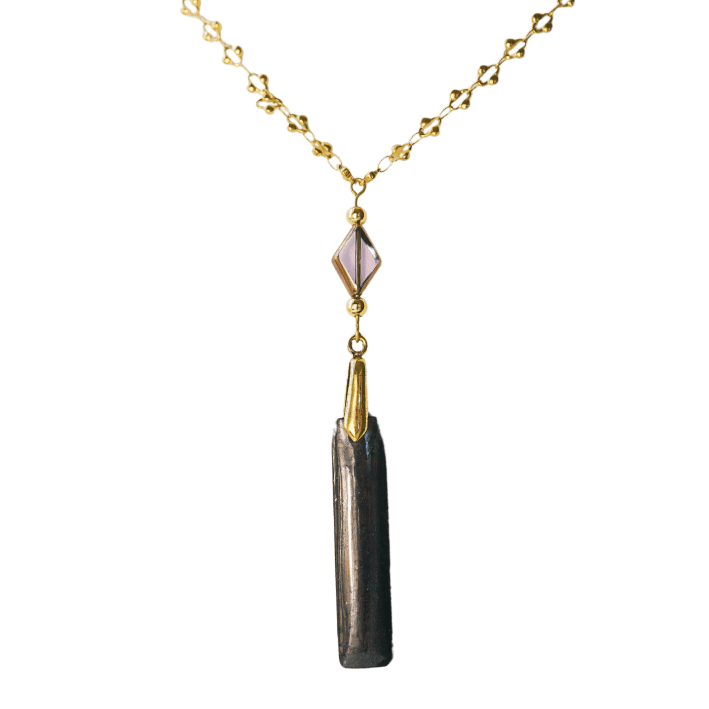 Shungite Bar One-of-a-kind Necklace