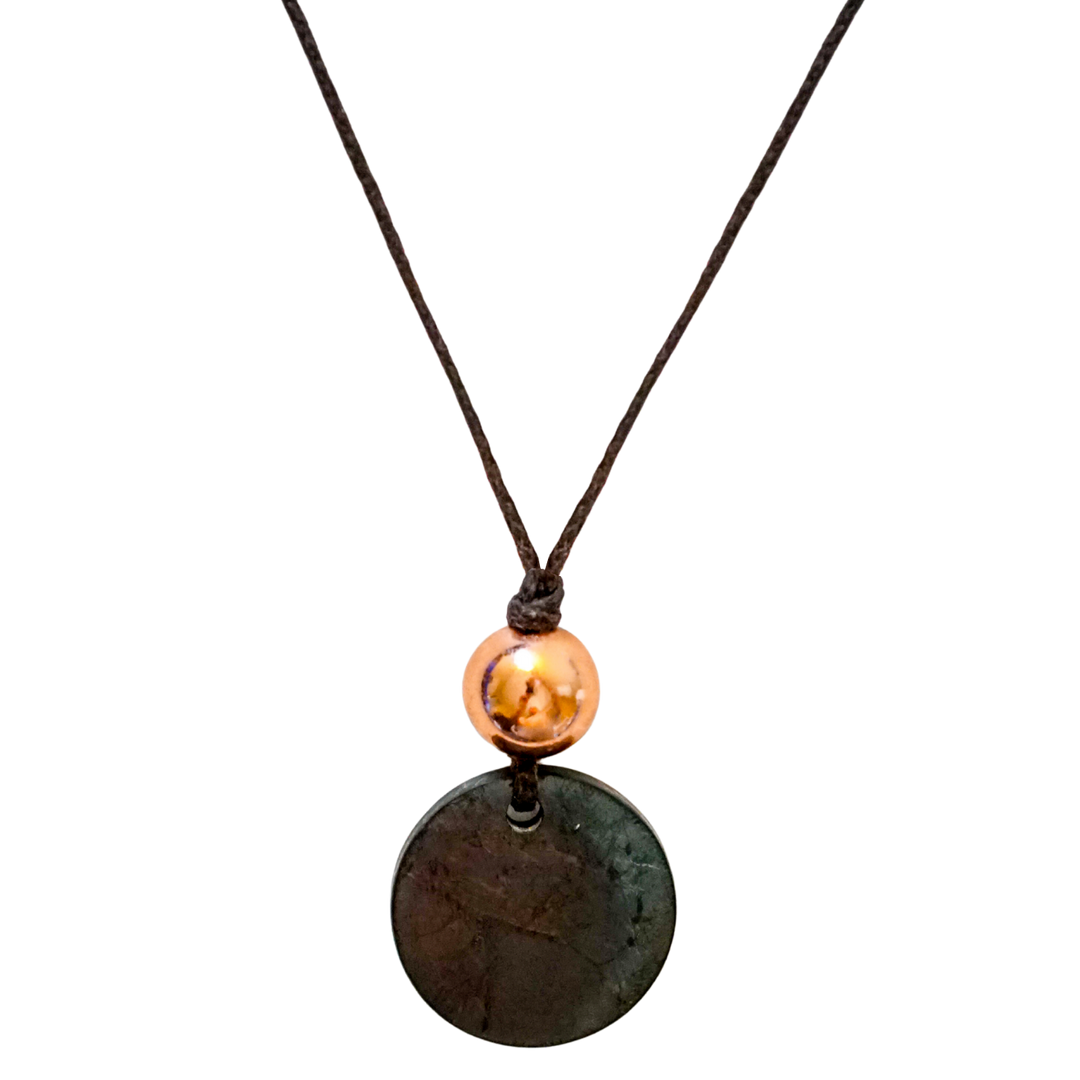 Shungite x Copper Necklace – Digital Detox & Grounding Jewelry