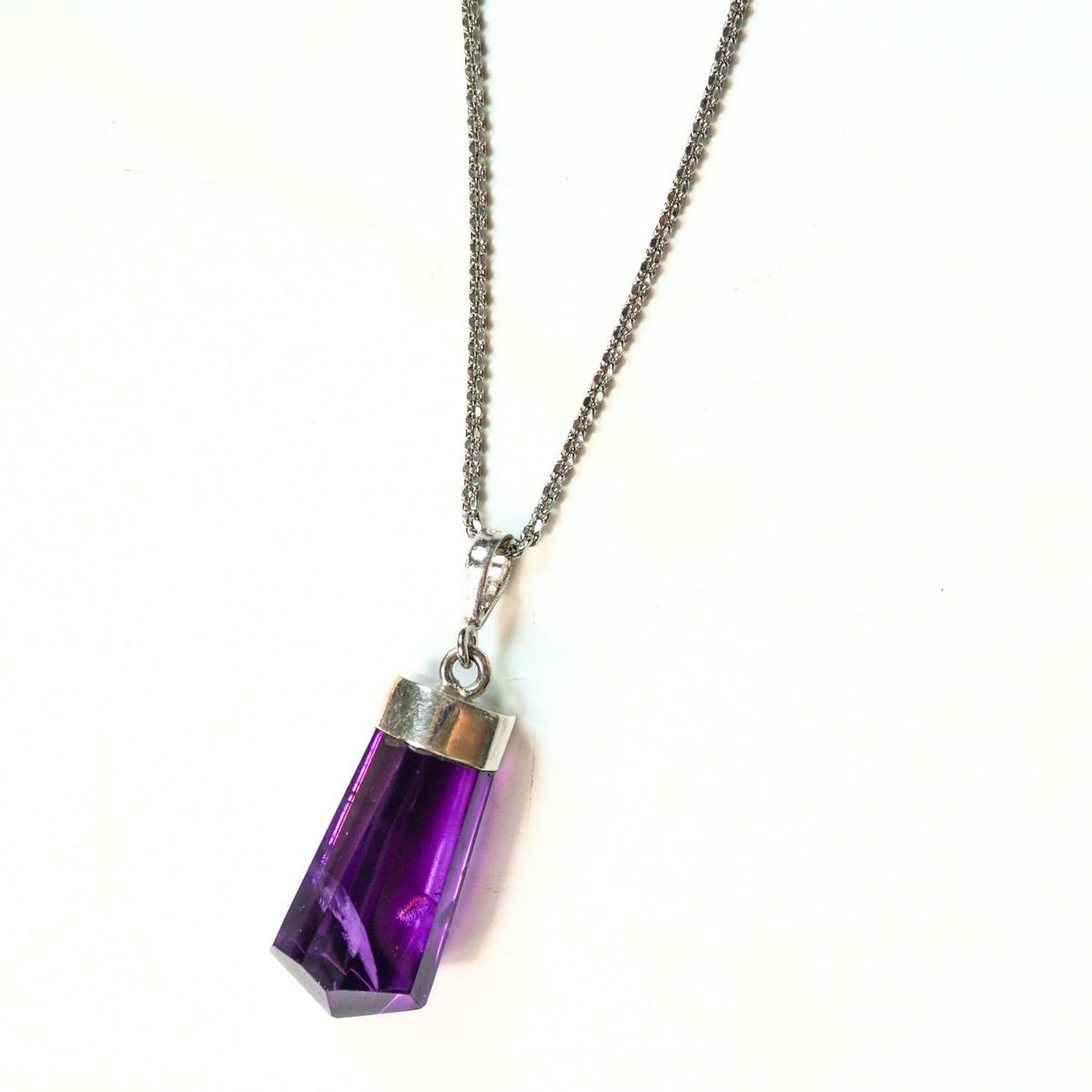 Siberian Amethyst Pendant Necklace