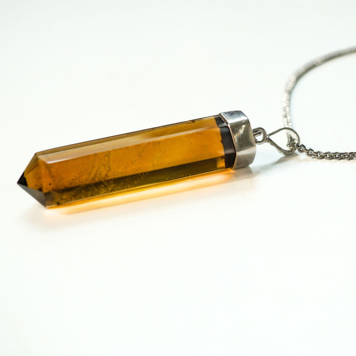 Smoky Citrine Pendant Necklace