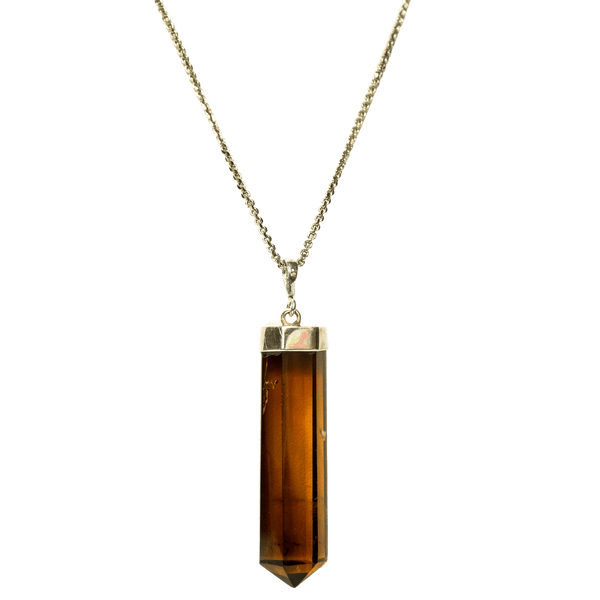 Smoky Citrine Pendant Necklace