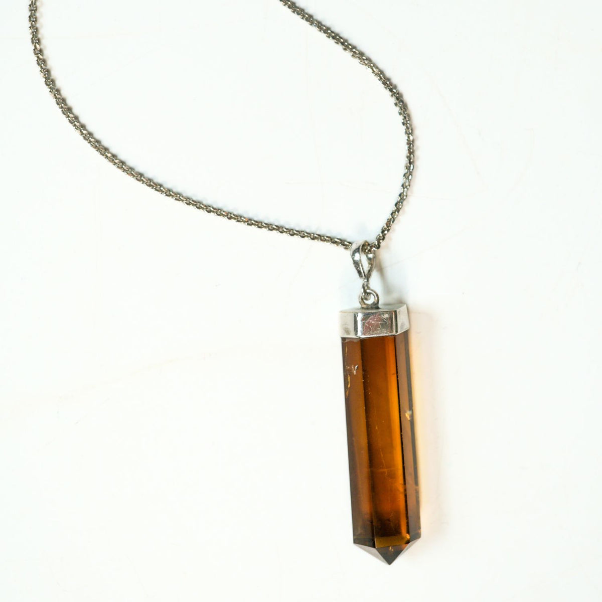 Smoky Citrine Pendant Necklace