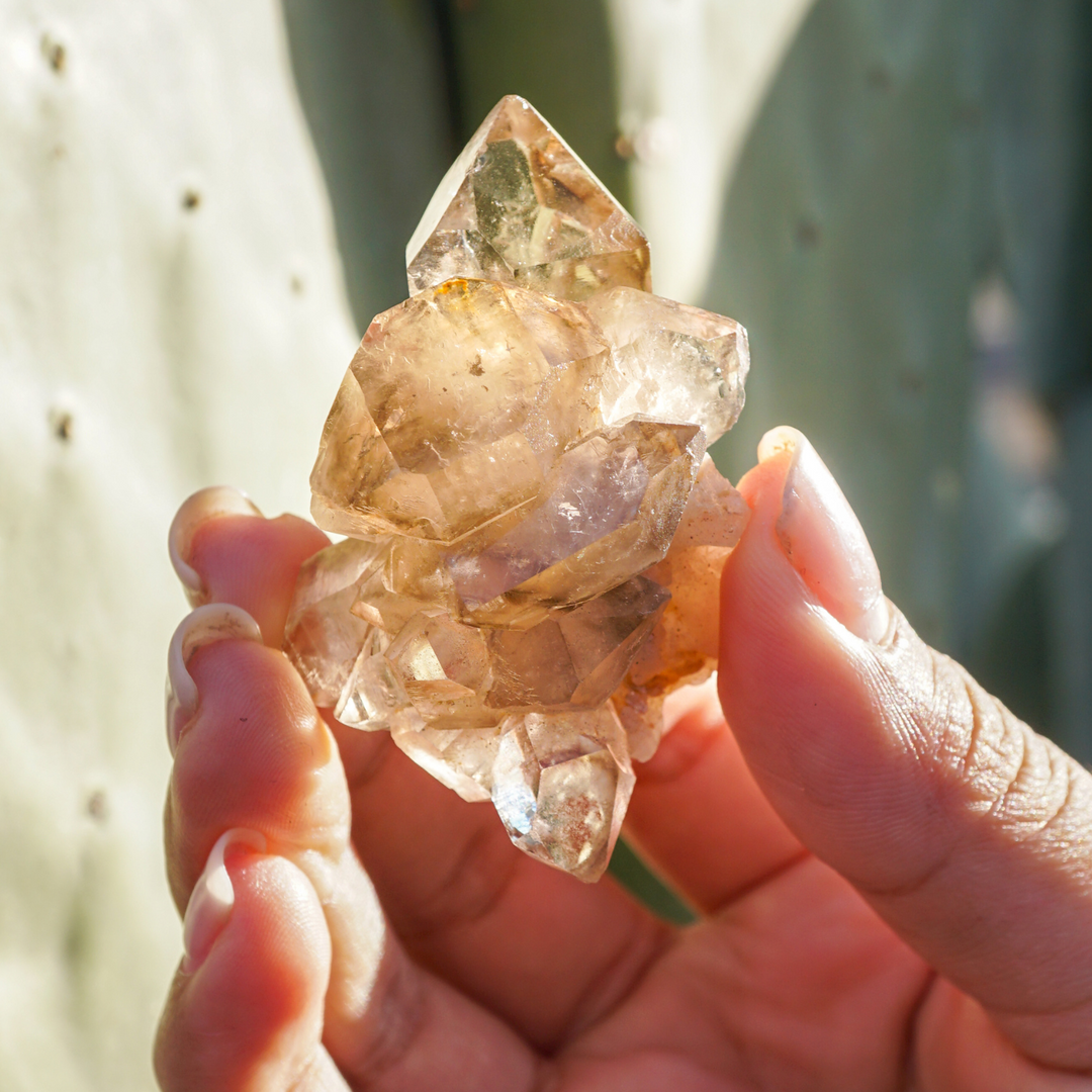Smoky Quartz Elestial – Rare Handheld Crystal for Deep Healing
