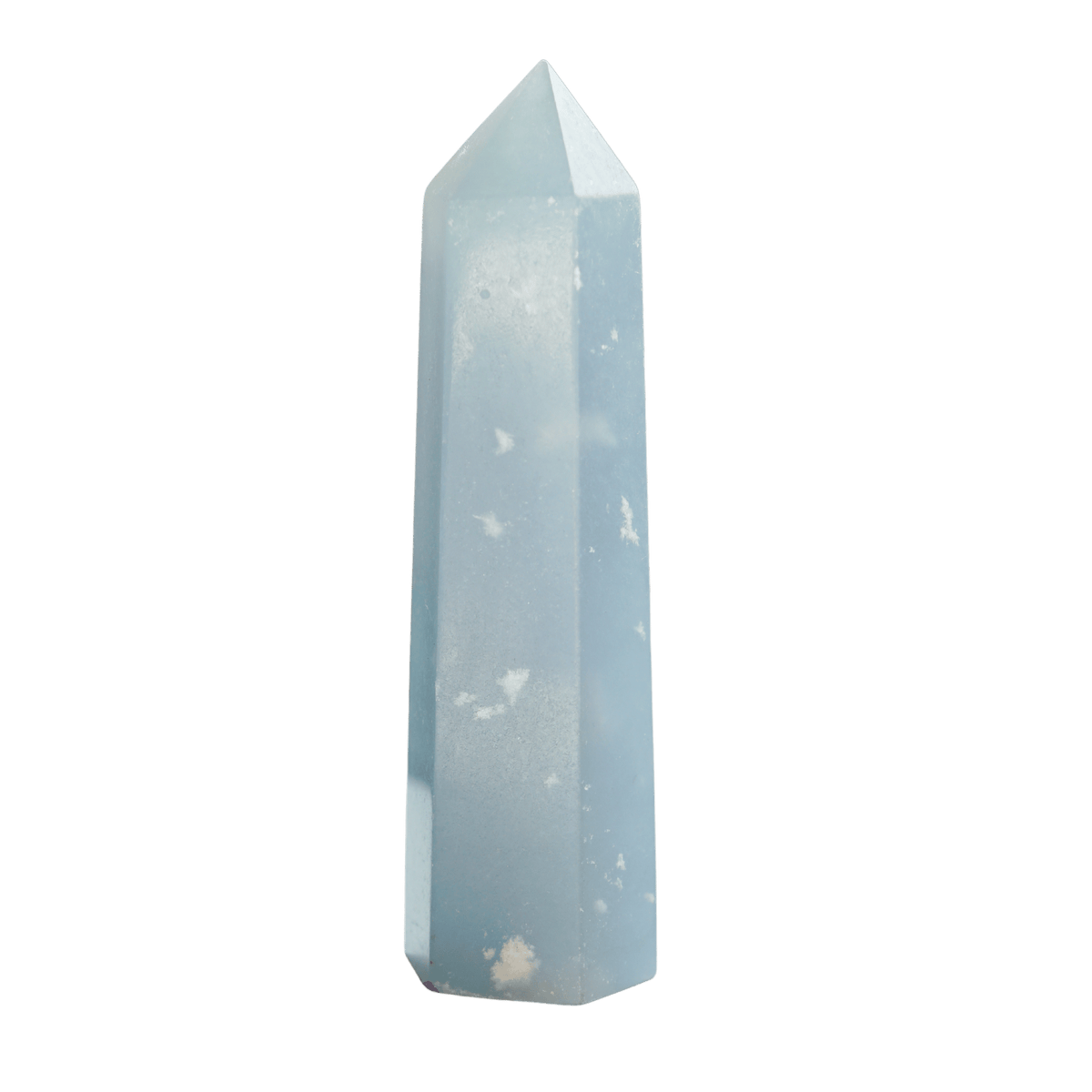 Snowflake Angelite Point