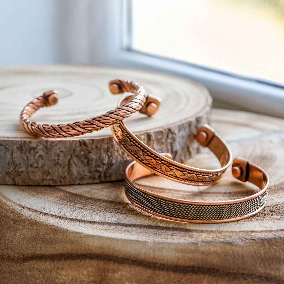 Pure Copper Interlaced Bracelet
