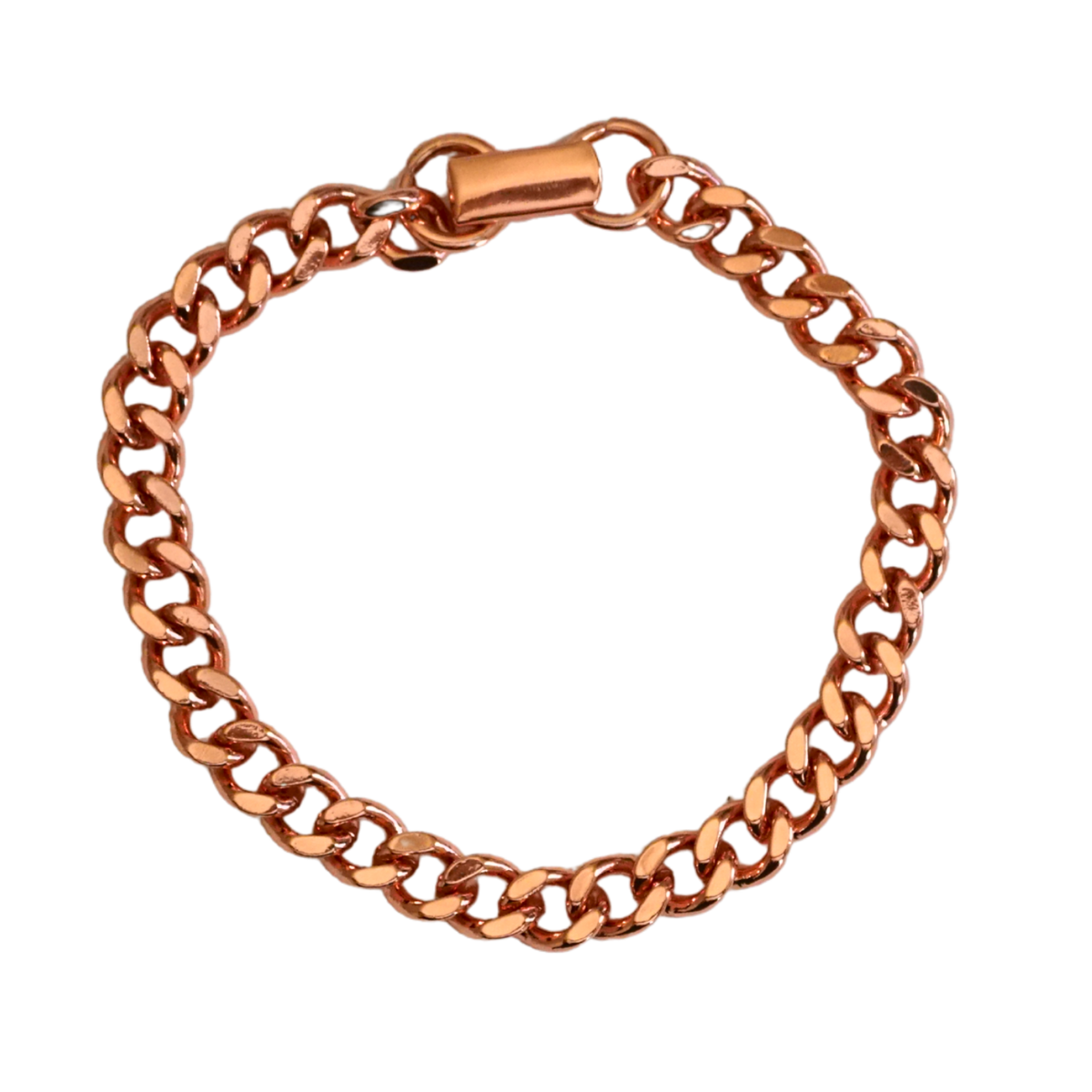 Solid Copper Chain Bracelet