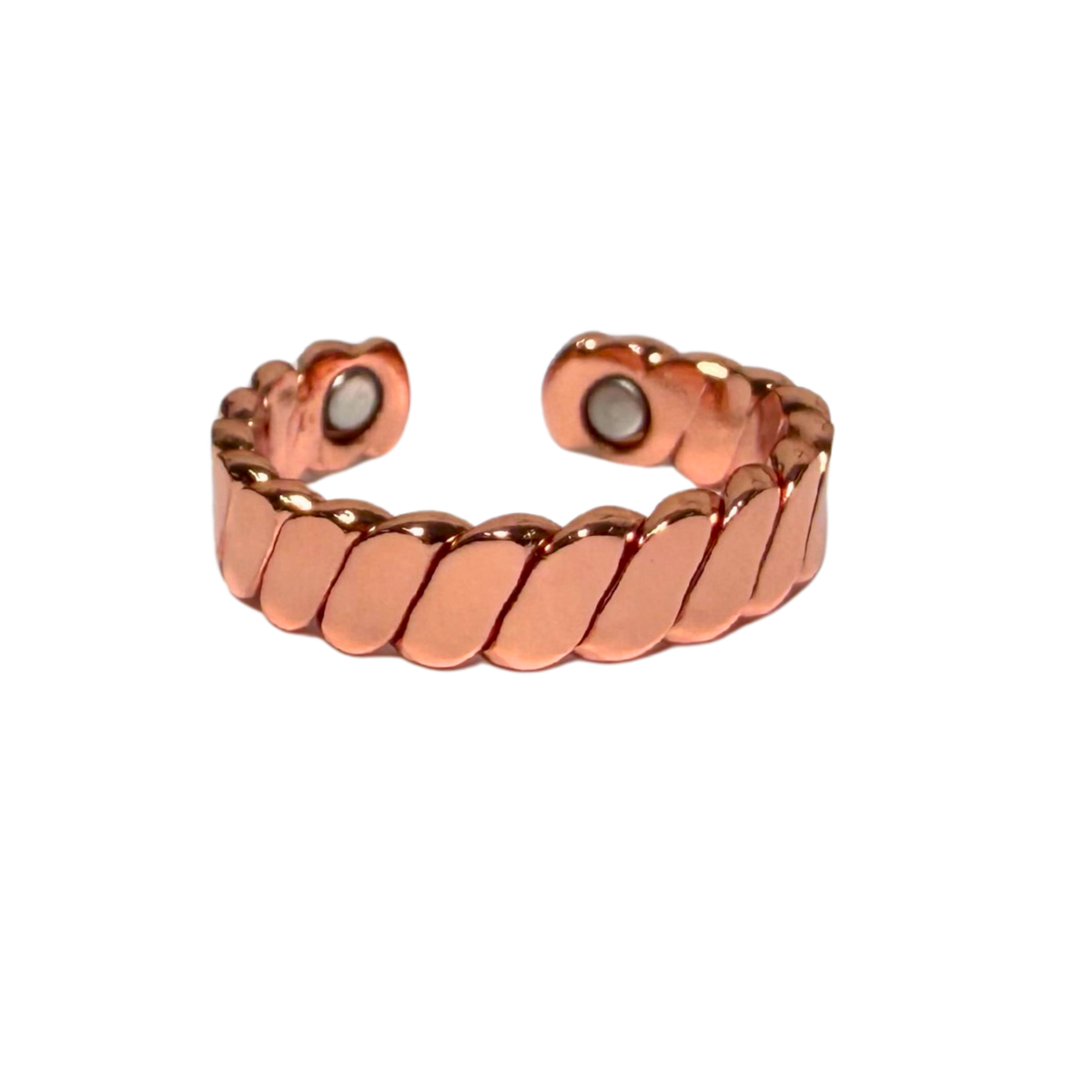 Solid Copper Braided Ring