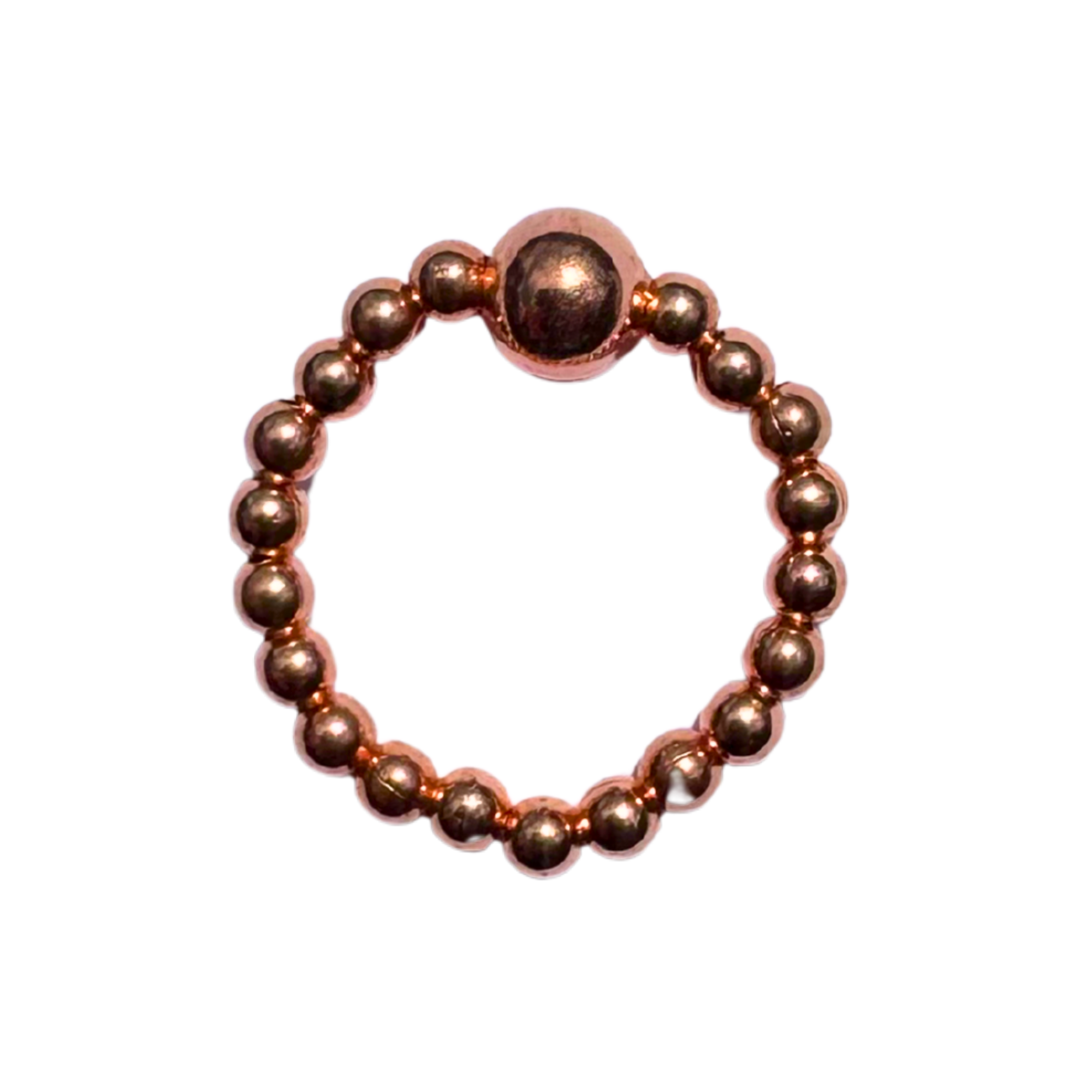 Solid Copper Stretch Ring