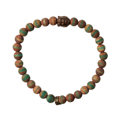 Tibetan Agate Buddha Bracelet