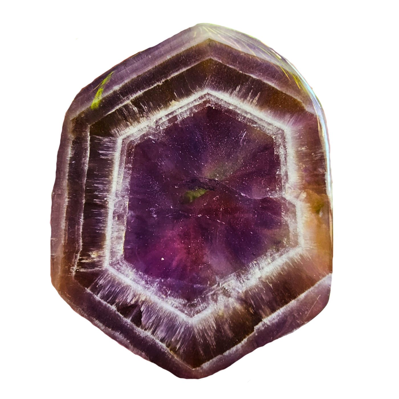 Trapiche Amethyst Gem | Rare Polished Star Amethyst | Energy Muse