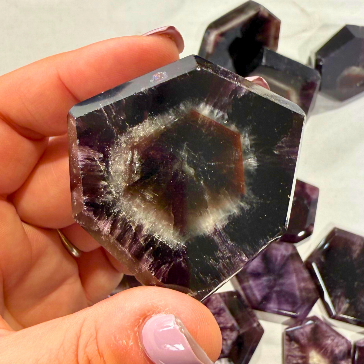 Trapiche Amethyst Gem