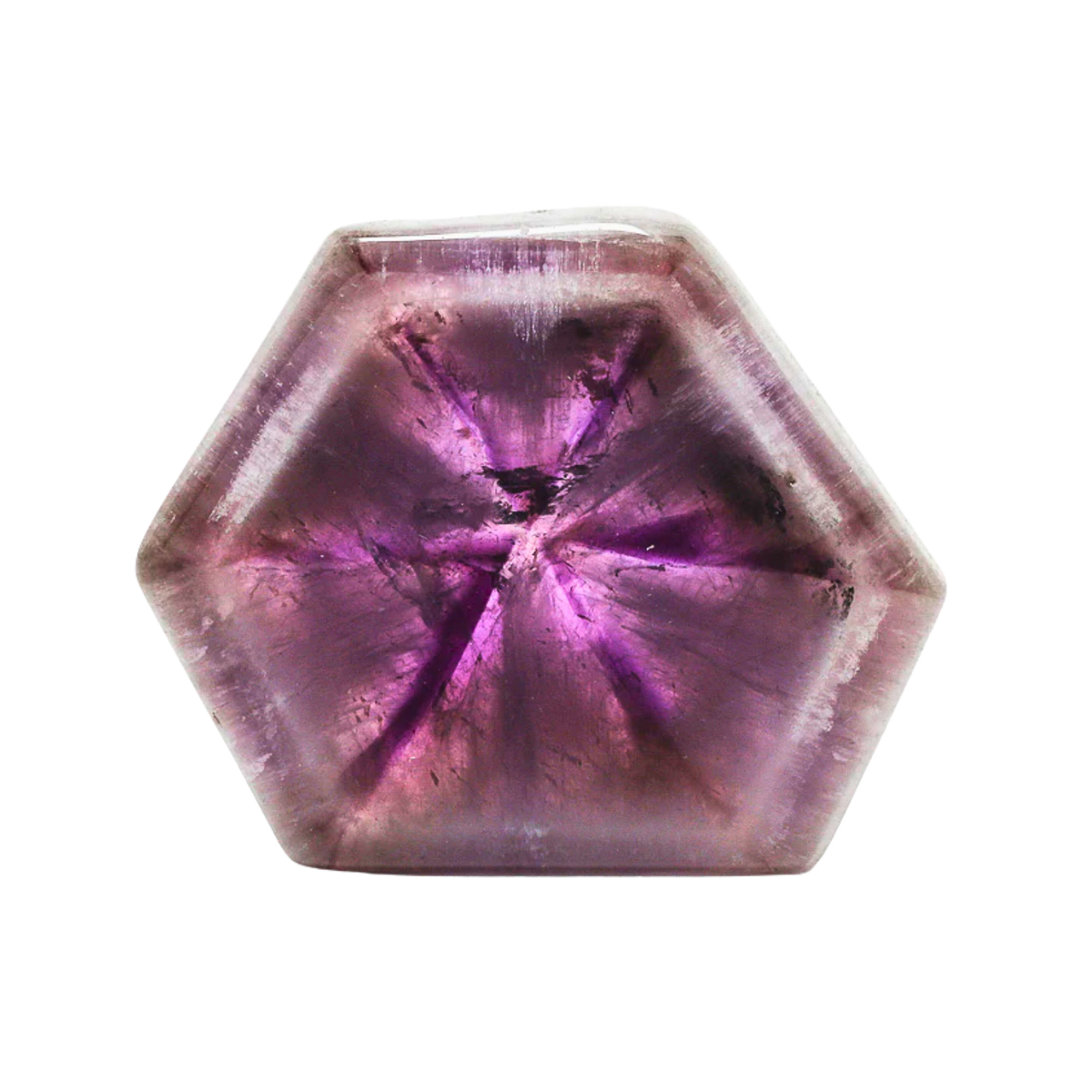 Trapiche Amethyst Slice
