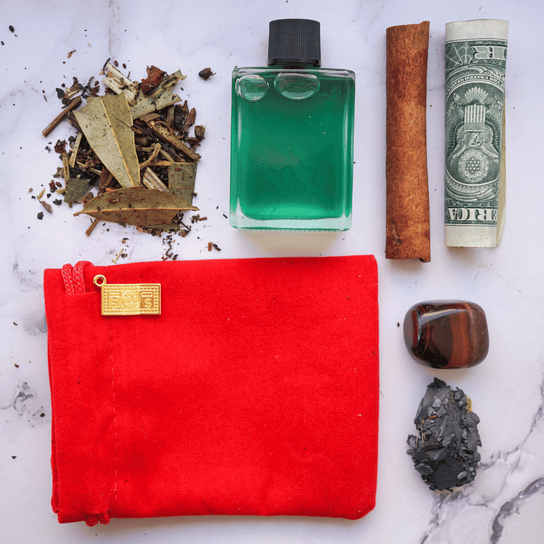 Triple Prosperity Mojo Bag Kit | Wealth Manifestation Talisman