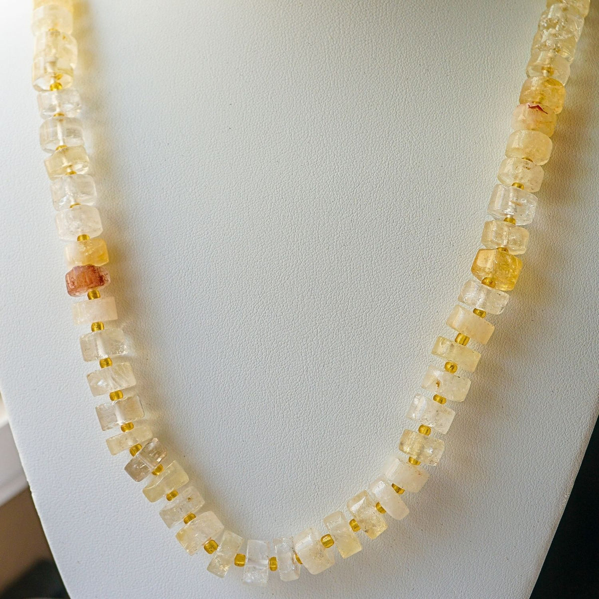 Citrine & Amber Necklace